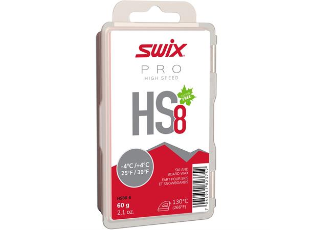 Swix HS8 Red -4°C/+4°C, 60g