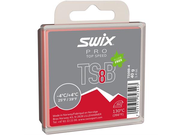 Swix TS8 Black Glider -4°C/+4°C, 40g