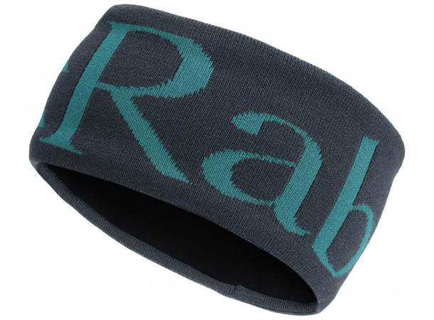 Rab Knitted Logo Headband Ebony