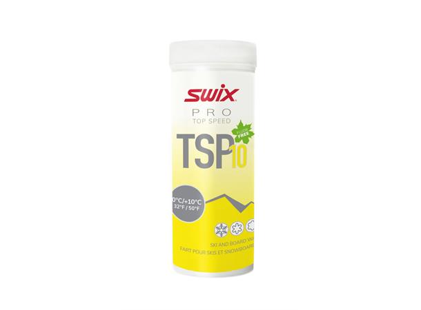 Swix TSP10 Yellow Pulver Glider 0°C/+10°C, 40g