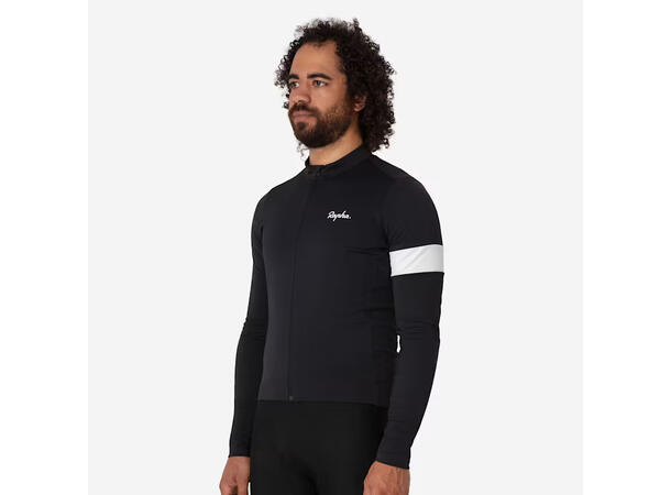 Rapha Men's Core Thermal LS L Black/White 